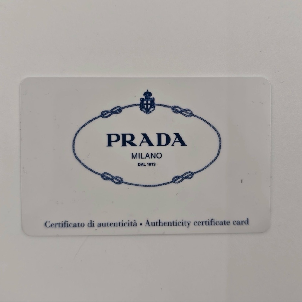 PRADA Saffiano Leather Bow Wallet Beige Nude Zip Around Authentic - Picture 11 of 11